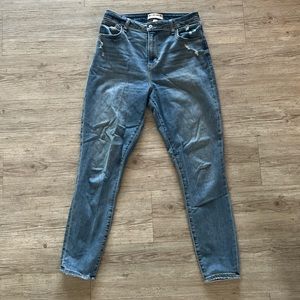 Curve Love Super Skinny Ankle High Rise Jean - Tall